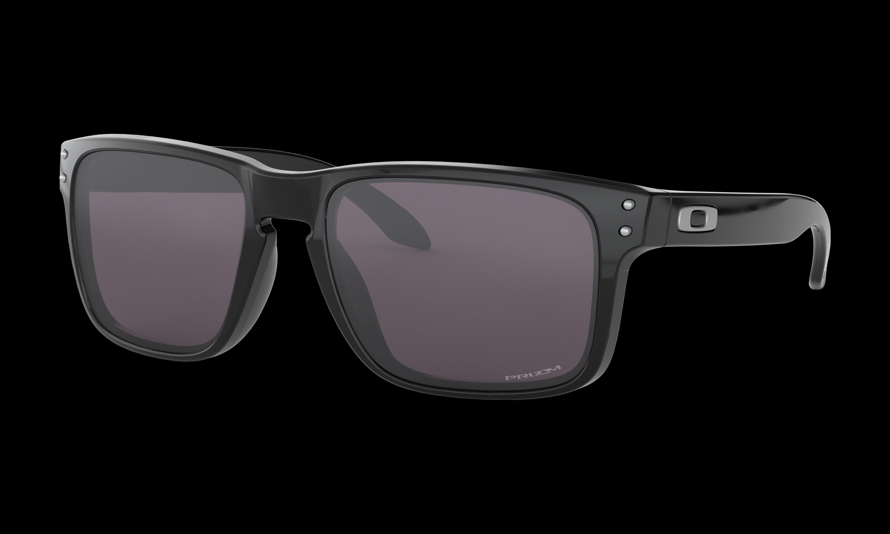 Men's Oakley Holbrook (Asia Fit) Sunglasses in Polished Black Prizm Grey