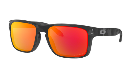 Men's Oakley Holbrook Sunglasses in Black Camo Prizm Ruby