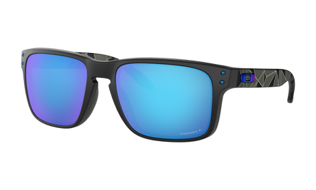 Men's Oakley Holbrook Sunglasses in Matte Black Prizm atic Prizm Sapphire Polarized 