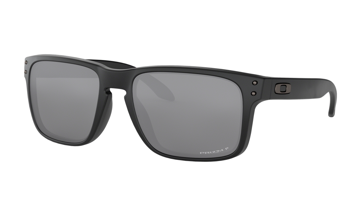 Men's Oakley Holbrook Sunglasses in Matte Black Prizm Black Polarized