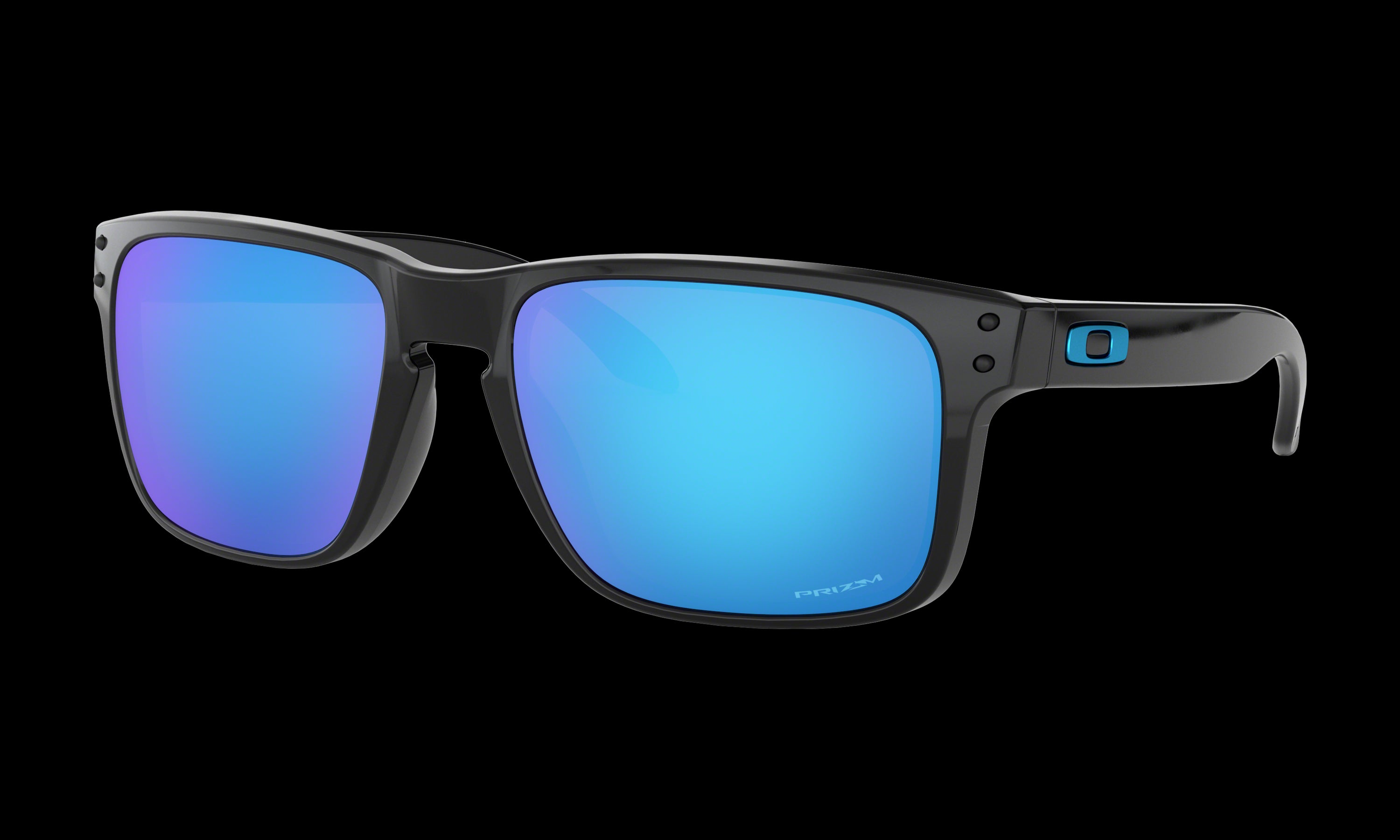Men's Oakley Holbrook Sunglasses in Polished Black Prizm Sapphire