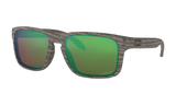 Men's Oakley Holbrook Sunglasses in Woodgrain Prizm Shallow Water Polarized 
