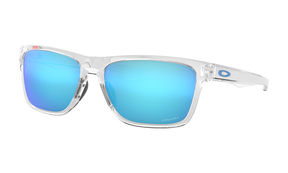 Men's Oakley Holston Sunglasses in Polished Clear Prizm Sapphire