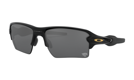 Men's Oakley Jacksonville Jaguars Flak 2.0 XL Sunglasses in Matte Black Prizm Black 