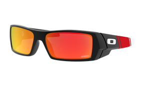 Men's Oakley Kansas City Chiefs Gascan Sunglasses in Matte Black Prizm Ruby