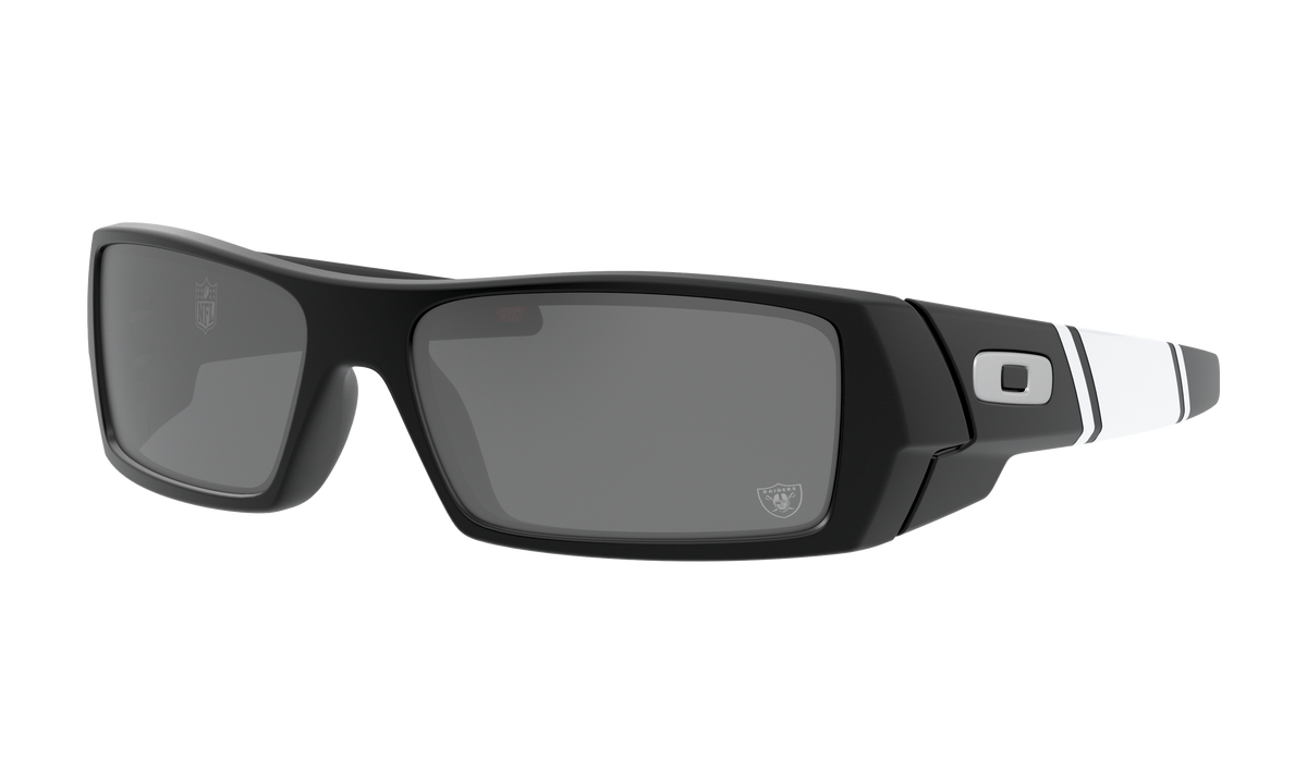Men's Oakley Las Vegas Raiders Gascan Sunglasses in Matte Black Prizm Black 