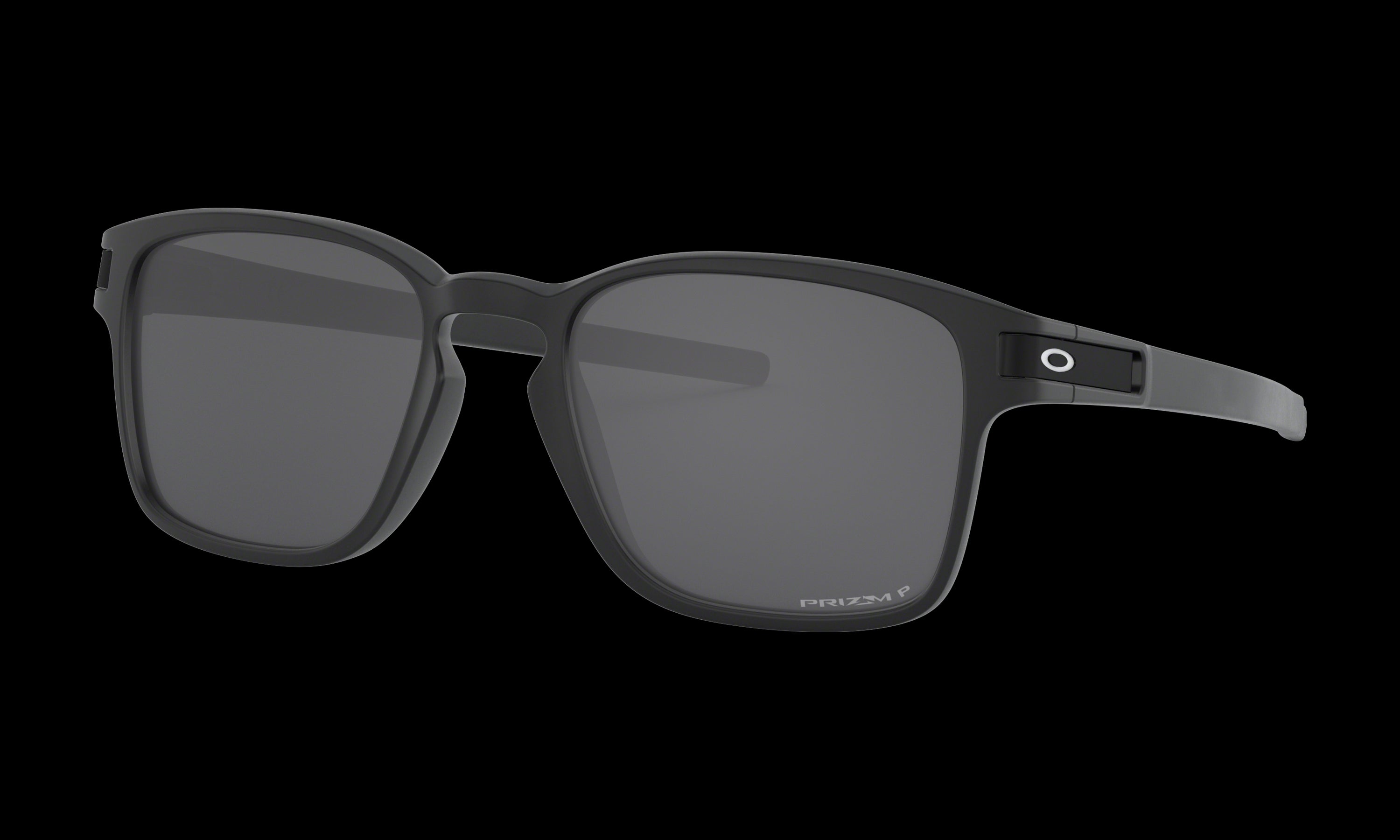 Men's Oakley Latch Sq (Asia Fit) Sunglasses in Matte Black Ink Prizm Black Polarized 