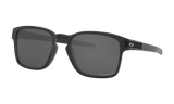 Men's Oakley Latch Sq (Asia Fit) Sunglasses in Matte Black Ink Prizm Black Polarized 