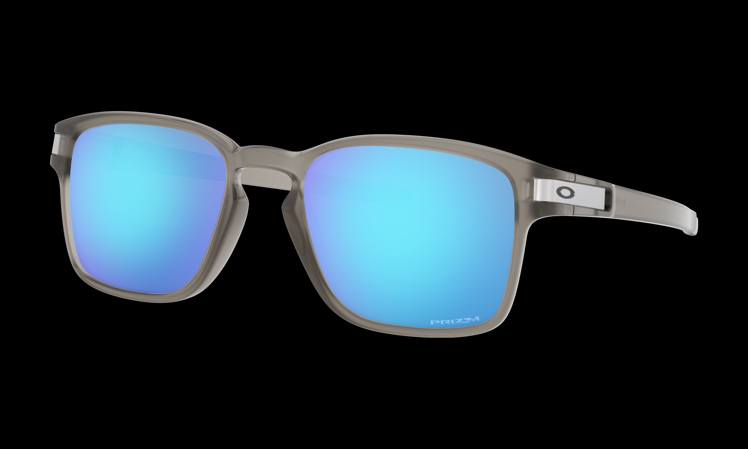 Men's Oakley Latch Sq (Asia Fit) Sunglasses in Matte Grey Ink Prizm Sapphire