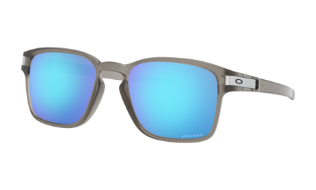 Men's Oakley Latch Sq (Asia Fit) Sunglasses in Matte Grey Ink Prizm Sapphire