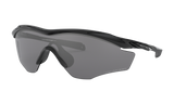 Men's Oakley M2 Frame XL Sunglasses in Polished Black Black Iridium Polarized 