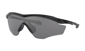 Men's Oakley M2 Frame XL Sunglasses in Polished Black Black Iridium Polarized 