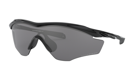 Men's Oakley M2 Frame XL Sunglasses in Polished Black Black Iridium Polarized 