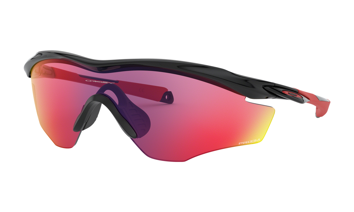 Men's Oakley M2 Frame XL Sunglasses in Polished Black Prizm Road