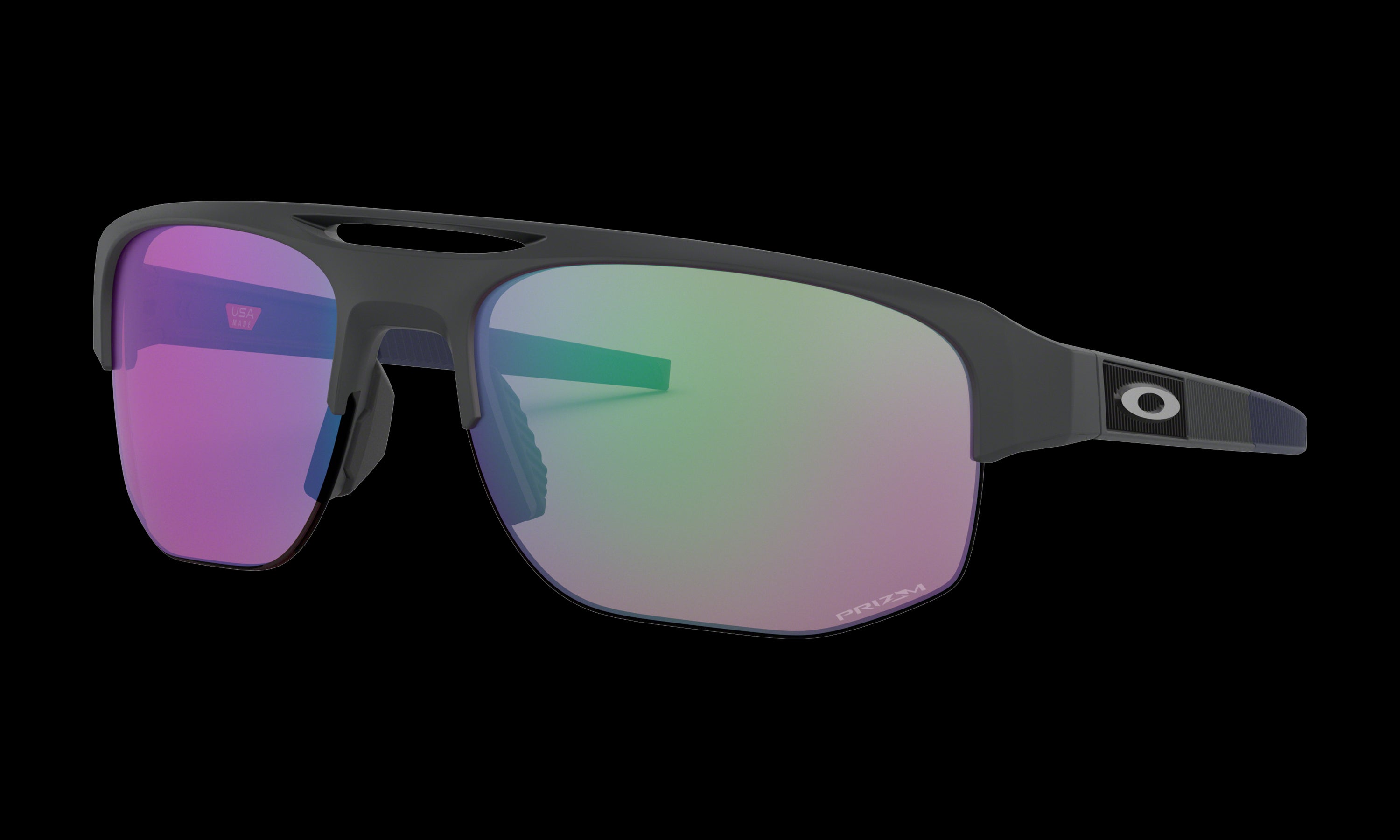 Men's Oakley Mercenary (Asia Fit) Sunglasses in Matte Carbon Prizm Golf