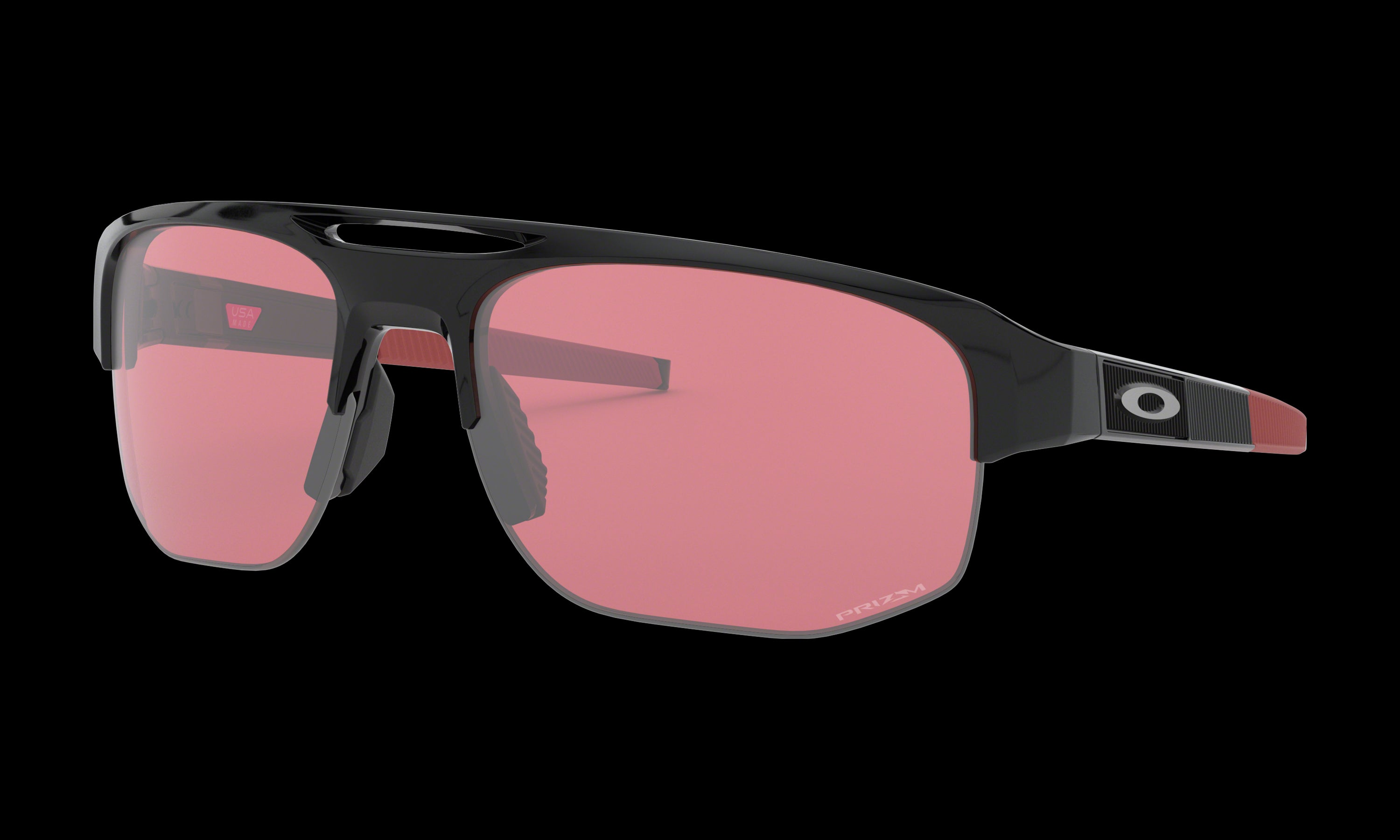 Men's Oakley Mercenary (Asia Fit) Sunglasses in Polished Black Prizm Dark Golf