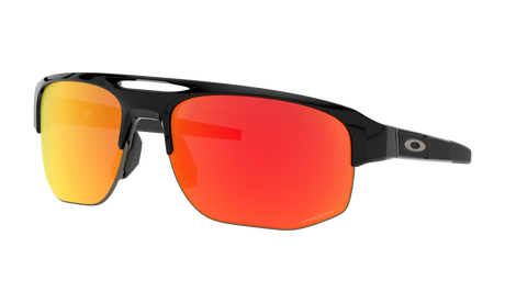 Men's Oakley Mercenary (Asia Fit) Sunglasses in Polished Black Prizm Ruby
