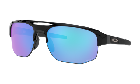 Men's Oakley Mercenary (Asia Fit) Sunglasses in Polished Black Prizm Sapphire