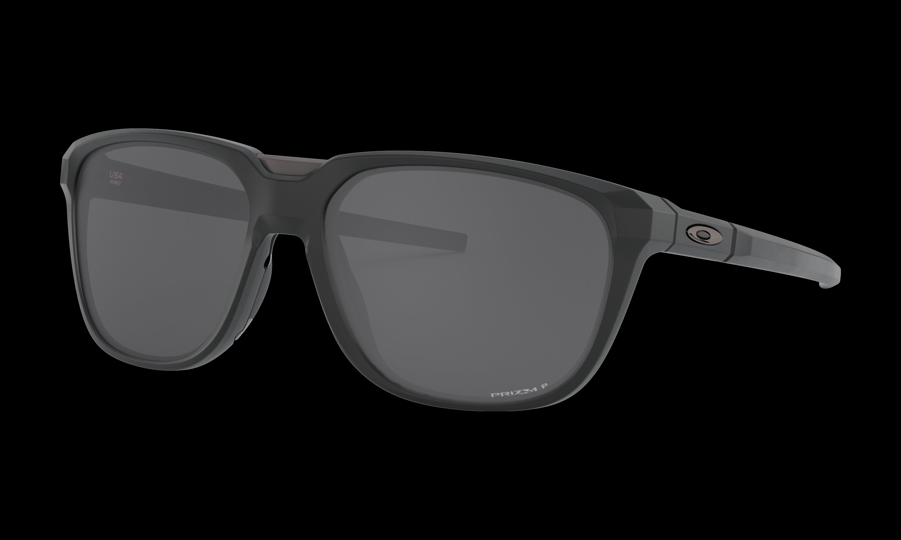 Men's Oakley Oakley Anorak Sunglasses in Matte Black Prizm Black Polarized 