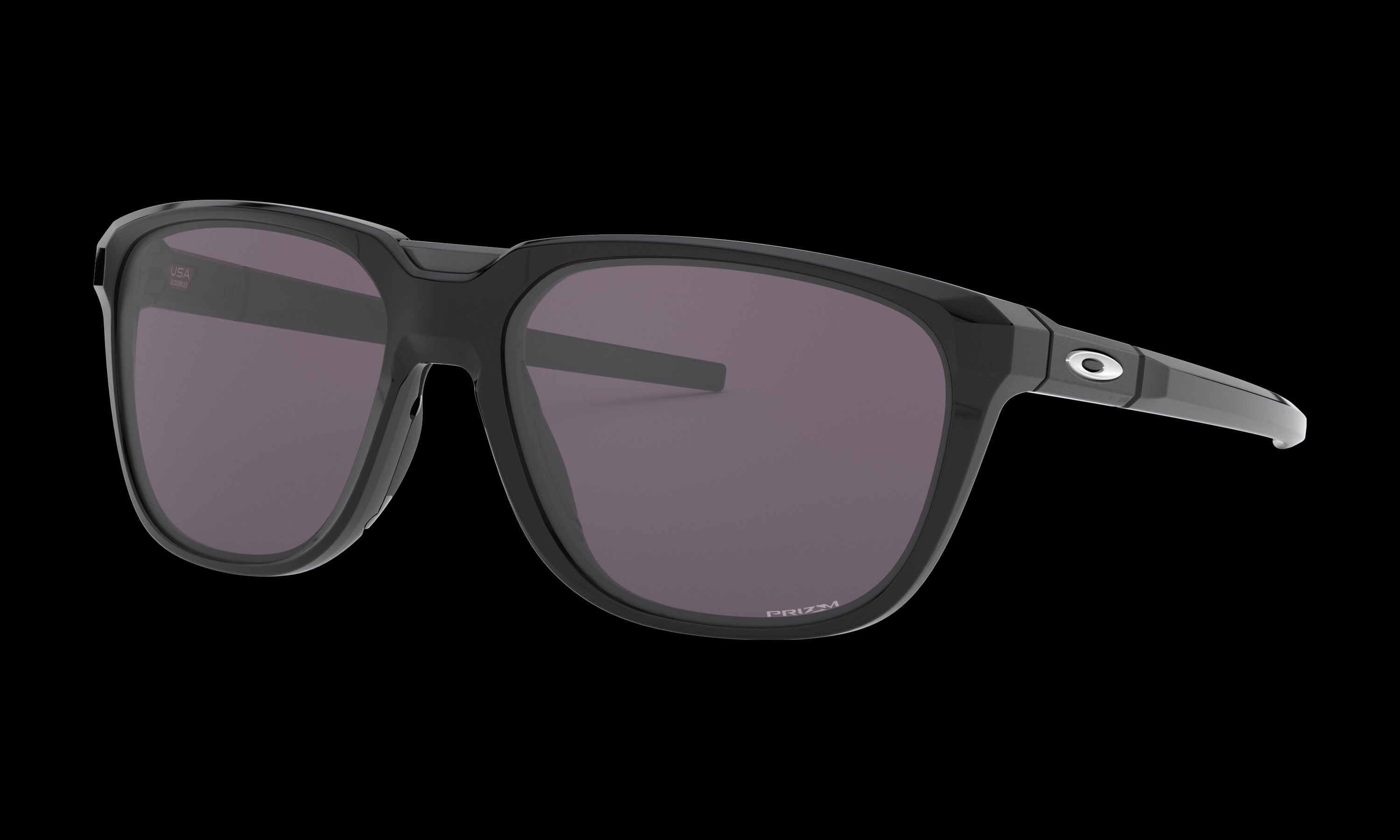 Men's Oakley Oakley Anorak Sunglasses in Polished Black Prizm Grey