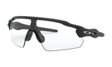 Men's Oakley Radar Ev Pitch Sunglasses in Matte Black Clear to Black Iridium Photochromic
