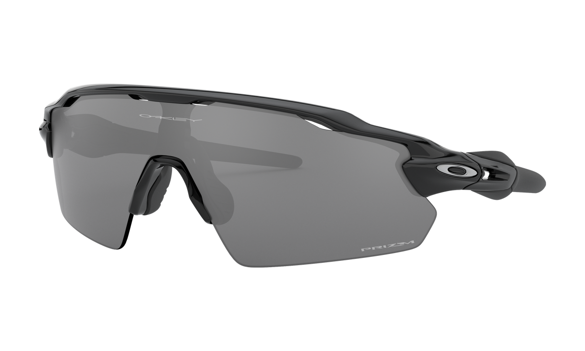 Men's Oakley Radar Ev Pitch Sunglasses in Polished Black Prizm Black 