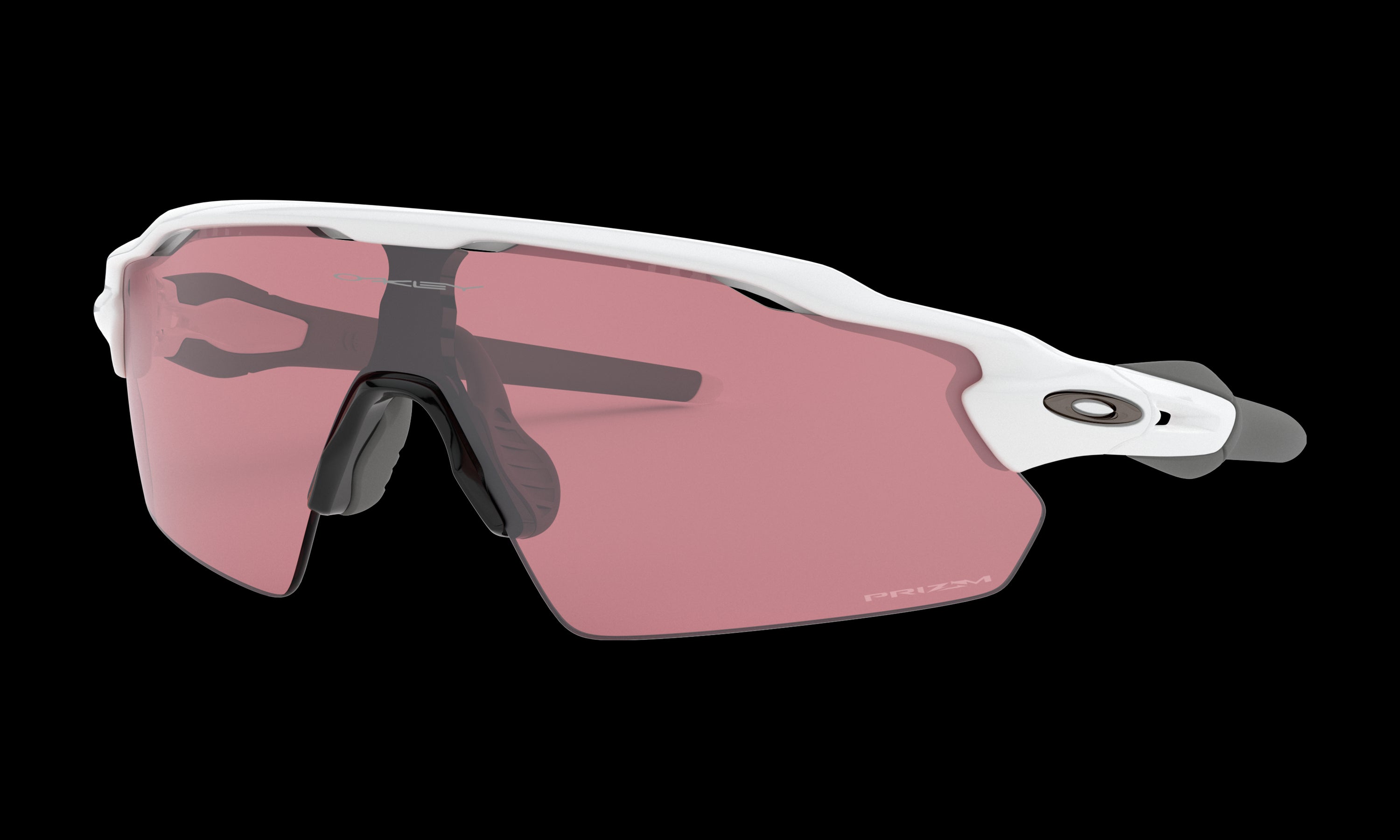 Men's Oakley Radar Ev Pitch Sunglasses in Polished White Prizm Dark Golf