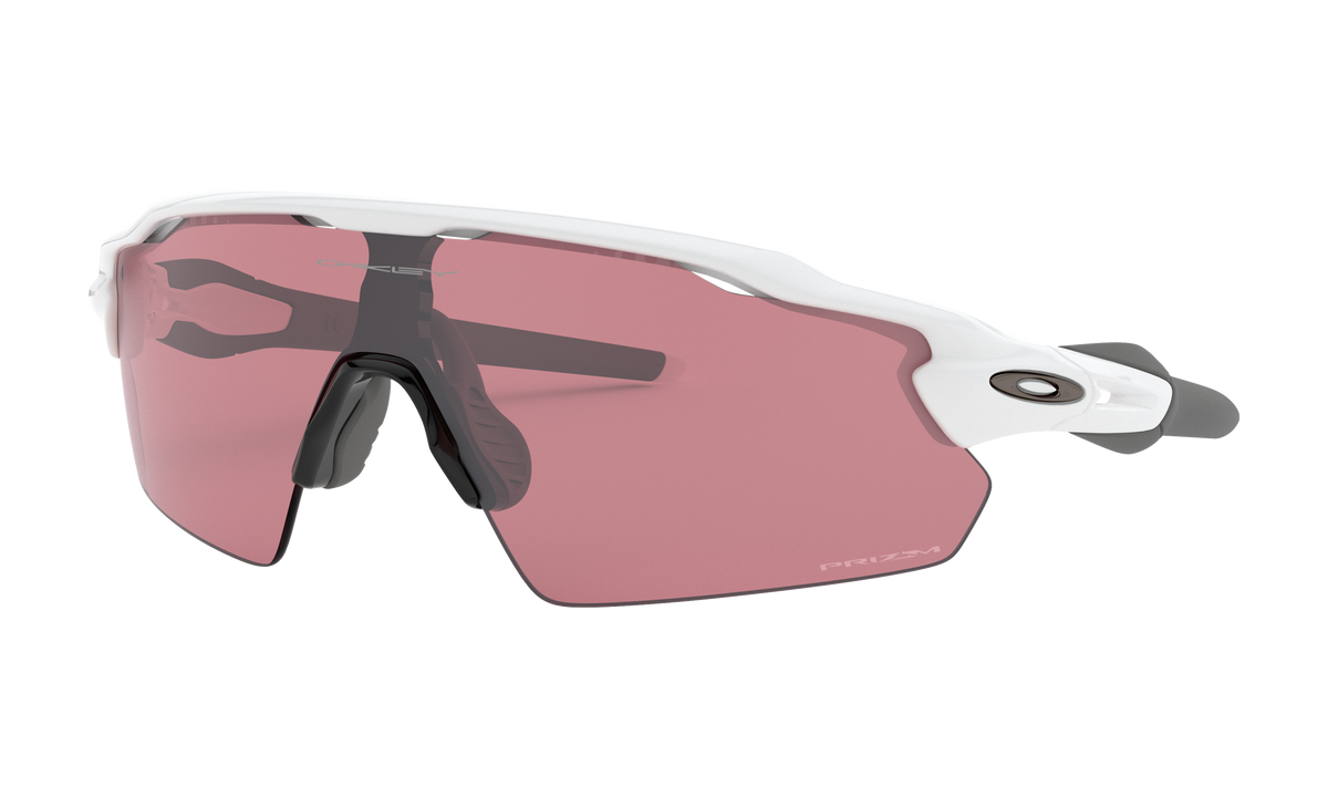 Men's Oakley Radar Ev Pitch Sunglasses in Polished White Prizm Dark Golf
