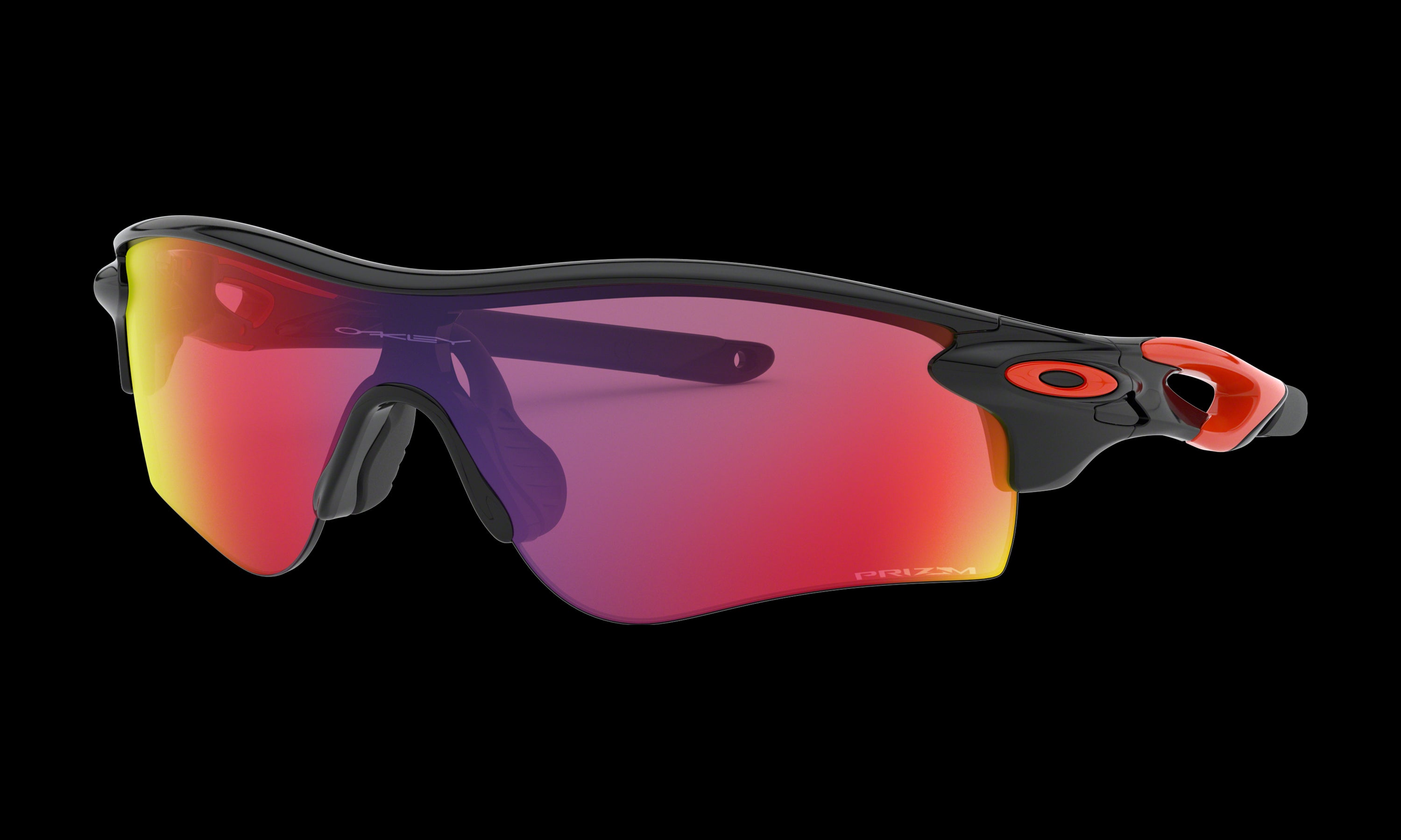 Men's Oakley Radarlock Path (Asia Fit) Sunglasses in Black /Red Prizm Road
