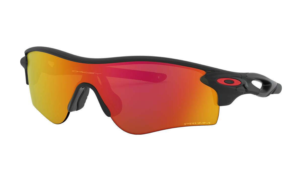 Men's Oakley Radarlock Path (Asia Fit) Sunglasses in Matte Black Ink Prizm Ruby