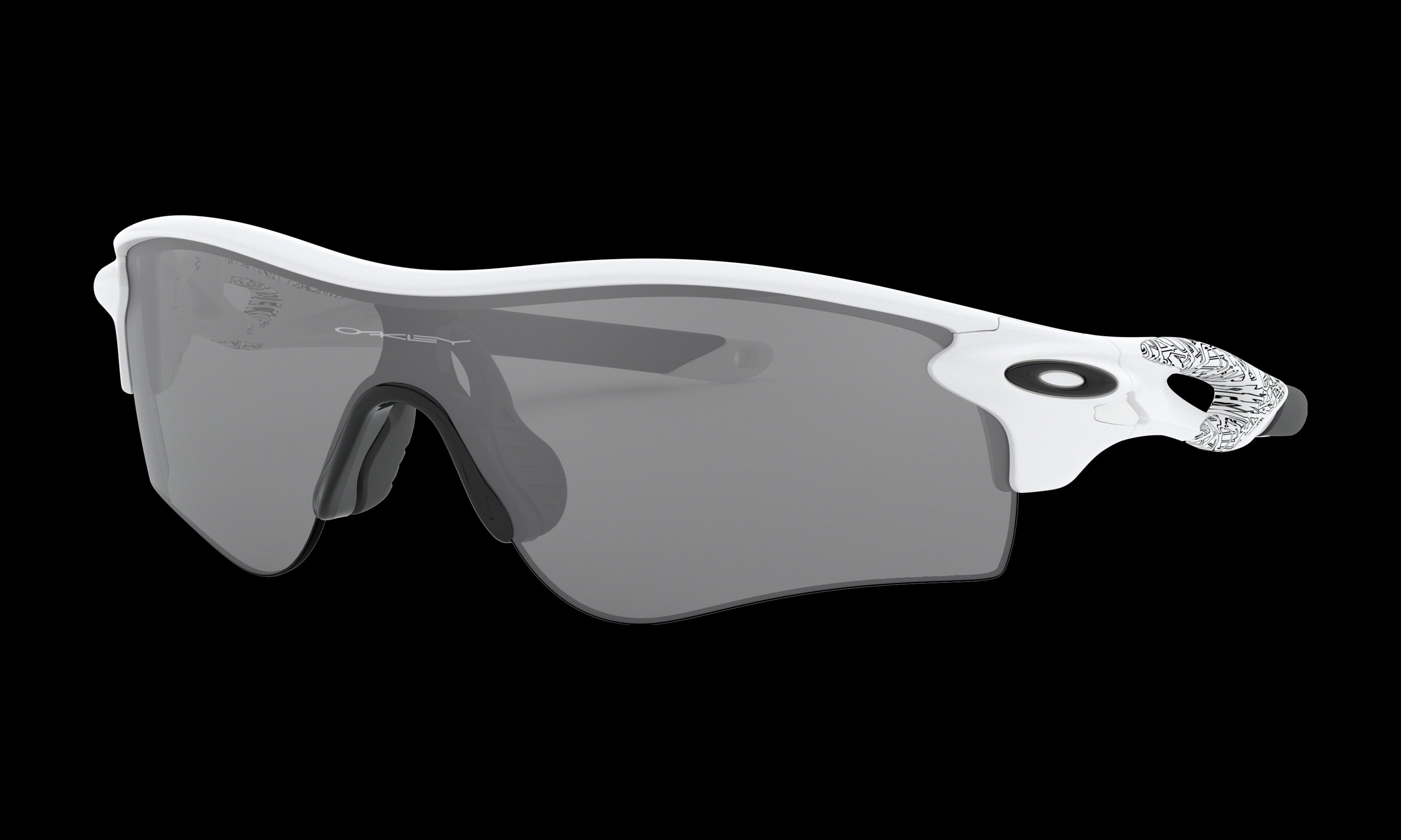 Men's Oakley Radarlock Path (Asia Fit) Sunglasses in Matte White Slate Iridium