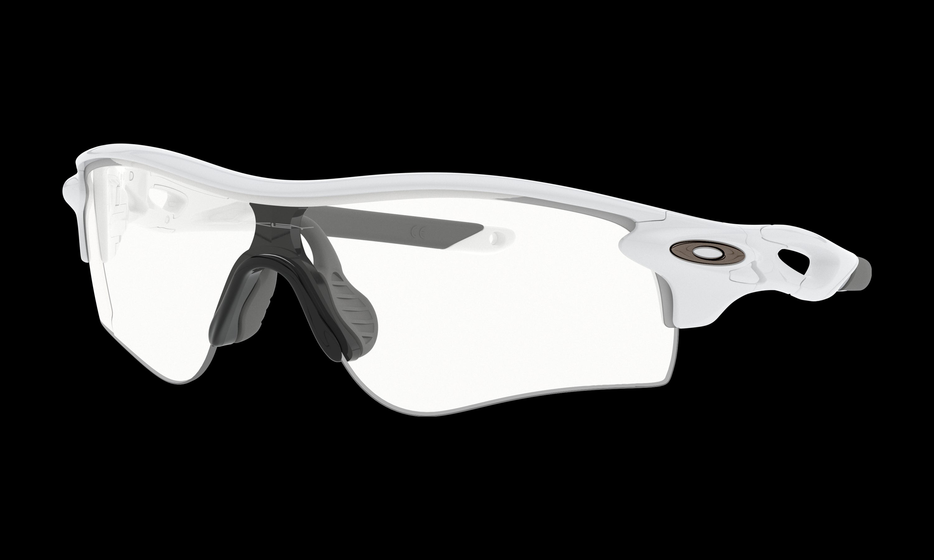 Men's Oakley Radarlock Path (Asia Fit) Sunglasses in Polished White Clear