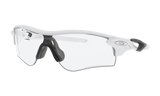 Men's Oakley Radarlock Path (Asia Fit) Sunglasses in White Out Clear To Black Iridium Photochromic