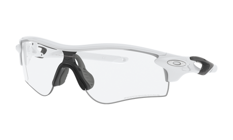 Men's Oakley Radarlock Path (Asia Fit) Sunglasses in White Out Clear To Black Iridium Photochromic