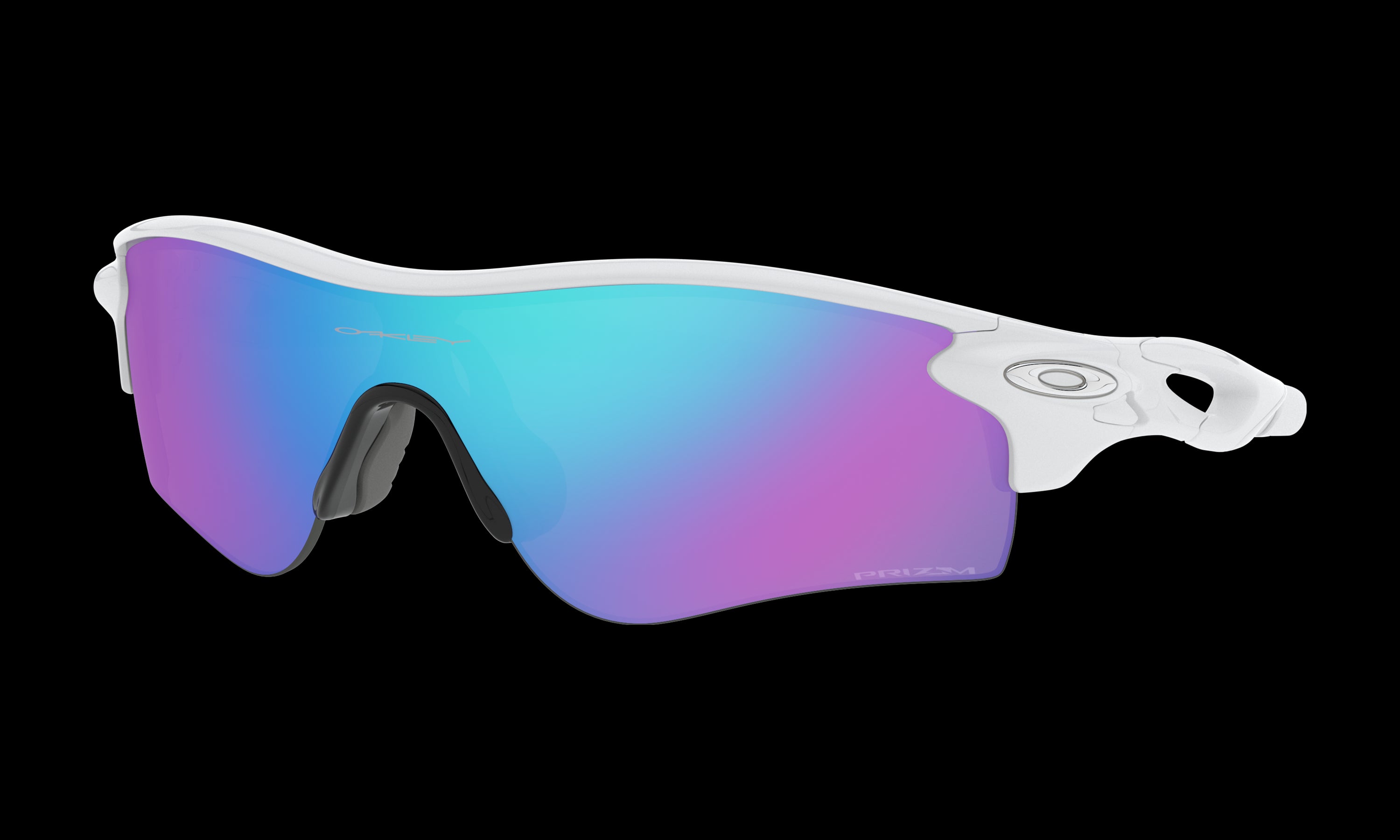 Men's Oakley Radarlock Path (Asia Fit) Sunglasses in White Out Prizm Sapphire