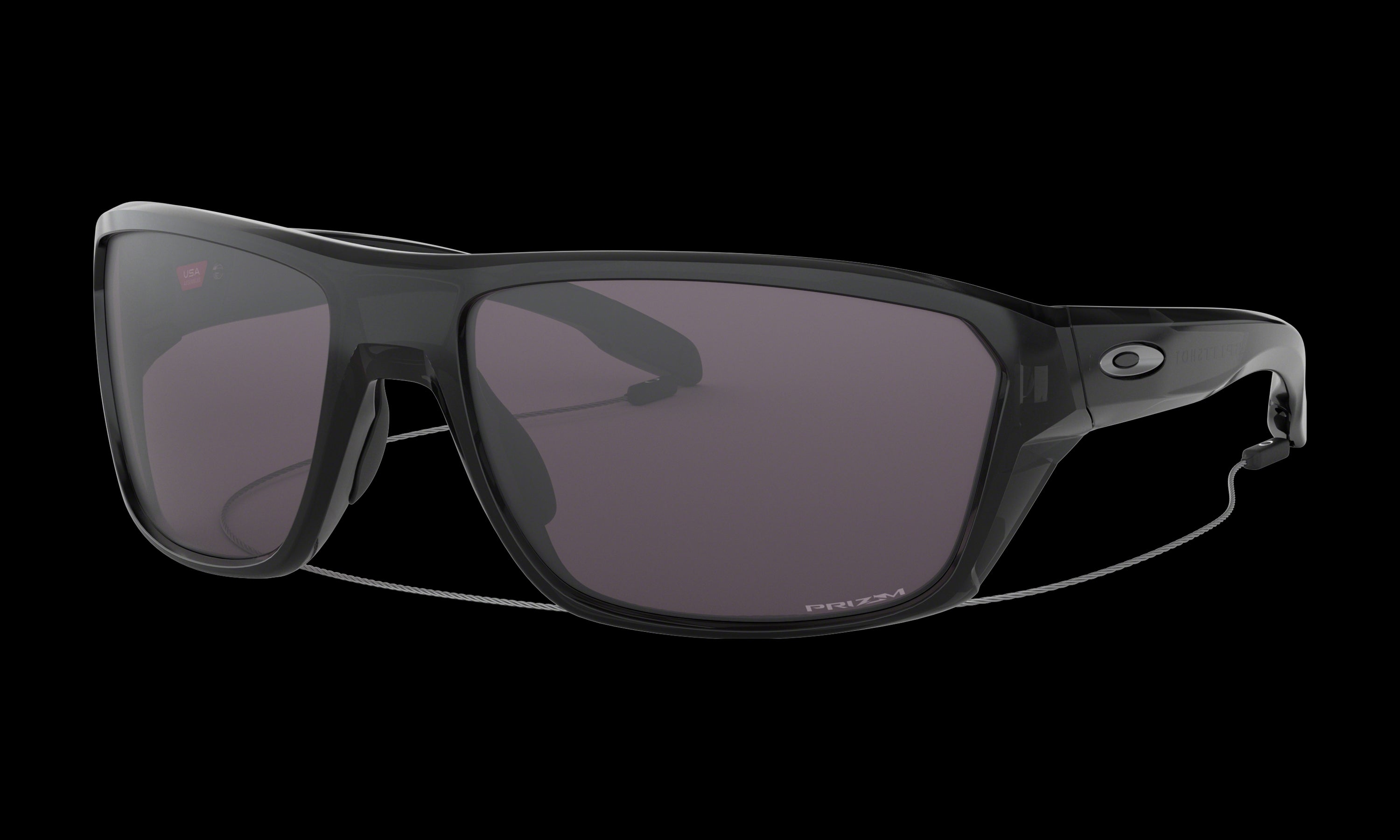 Men's Oakley Split Shot Sunglasses in Black Ink Prizm Grey