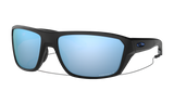 Men's Oakley Split Shot Sunglasses in Matte Black Prizm Deep Water Polarized 