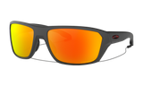 Men's Oakley Split Shot Sunglasses in Matte Heather Grey Prizm Ruby Polarized 