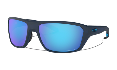 Men's Oakley Split Shot Sunglasses in Matte Translucent Blue Prizm Sapphire Polarized 
