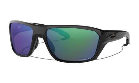 Men's Oakley Split Shot Sunglasses in Polished Black Prizm Shallow Water Polarized 