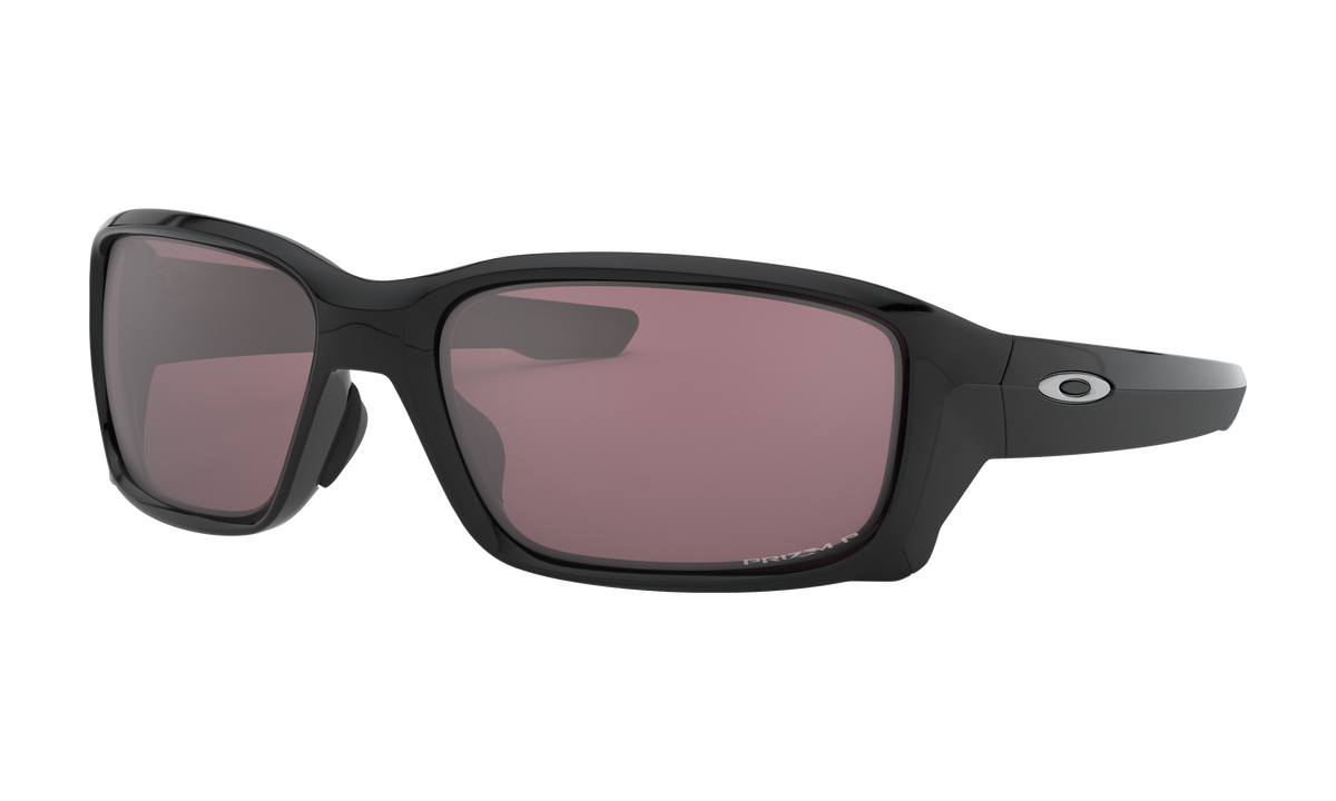 Men's Oakley Straightlink (Asia Fit) Sunglasses in Polished Black Prizm Daily Polarized 