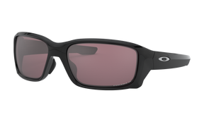 Men's Oakley Straightlink (Asia Fit) Sunglasses in Polished Black Prizm Daily Polarized 
