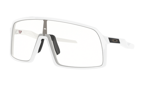 Men's Oakley Sutro (Asia Fit) Sunglasses in Polished White Clear