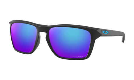Men's Oakley Sylas (Asia Fit) Sunglasses in Matte Black Prizm Sapphire Polarized 