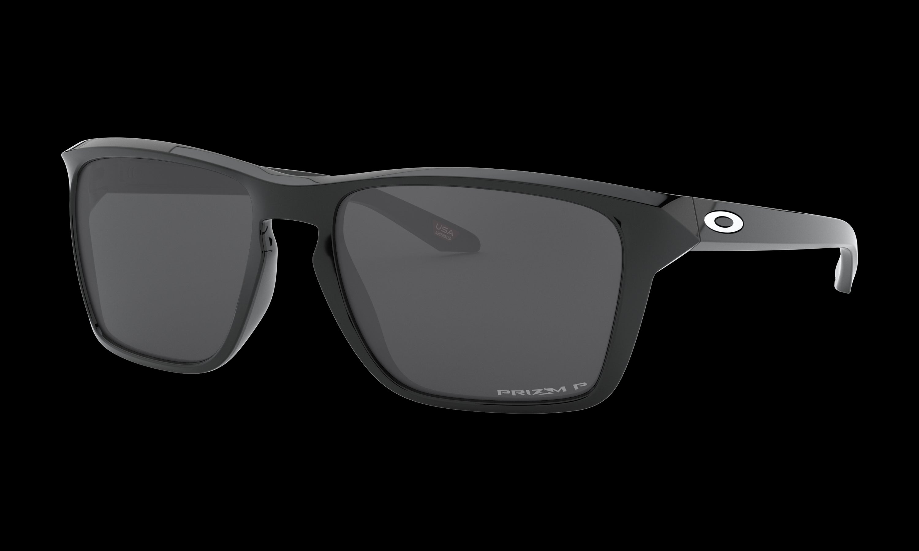 Men's Oakley Sylas (Asia Fit) Sunglasses in Polished Black Prizm Black Polarized 