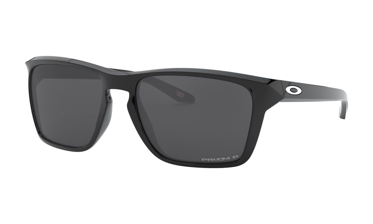 Men's Oakley Sylas (Asia Fit) Sunglasses in Polished Black Prizm Black Polarized 