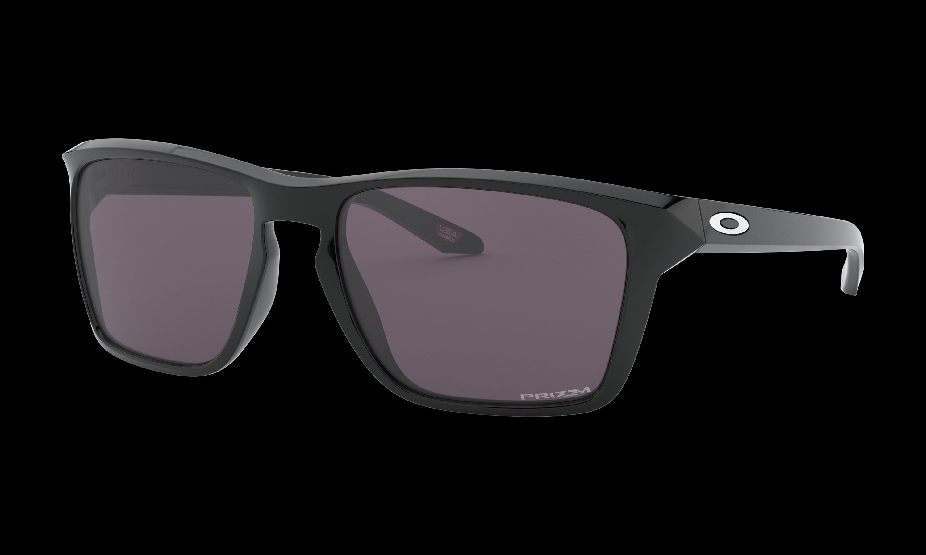 Men's Oakley Sylas (Asia Fit) Sunglasses in Polished Black Prizm Grey
