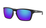 Men's Oakley Sylas Sunglasses in Matte Black Prizm Sapphire Polarized 
