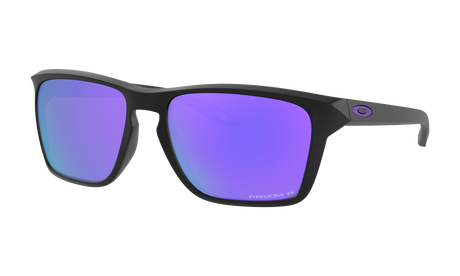 Men's Oakley Sylas Sunglasses in Matte Black Prizm Violet Polarized 