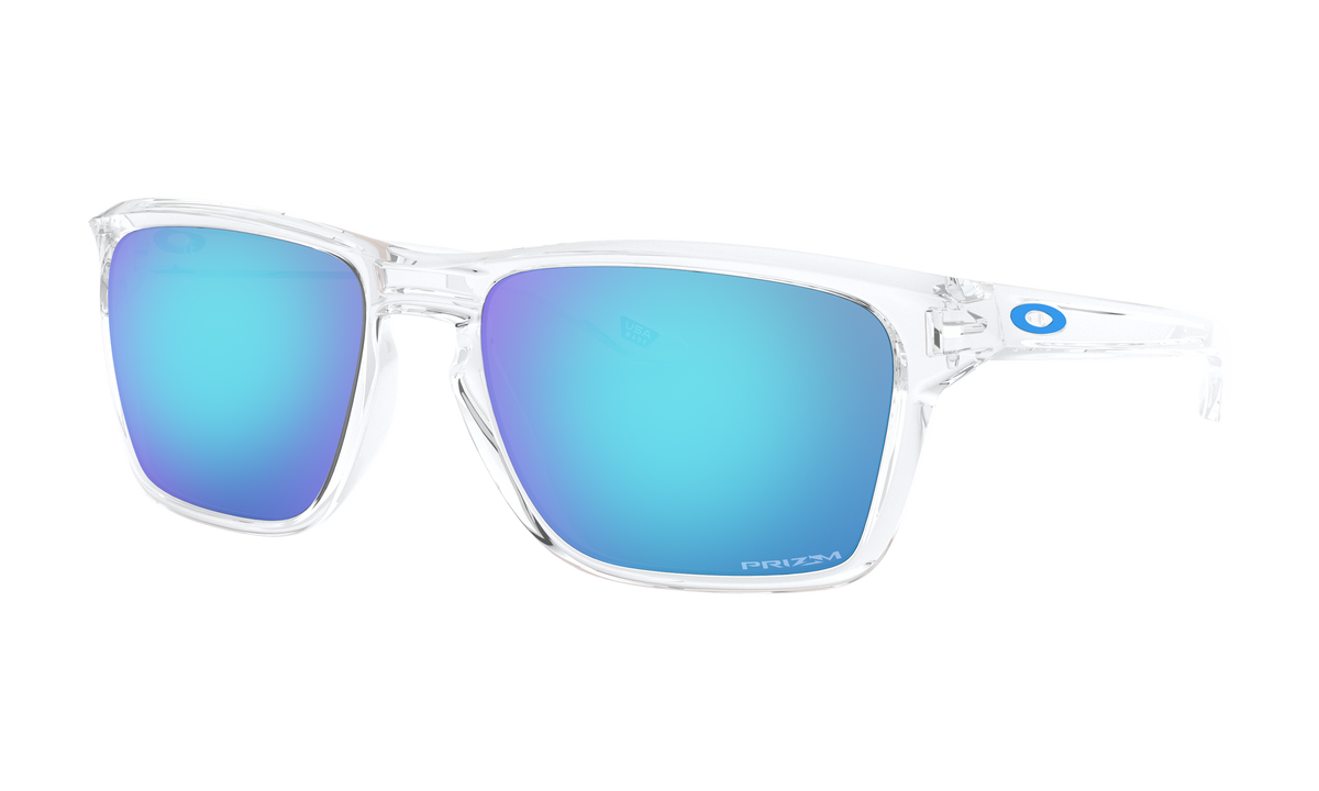 Men's Oakley Sylas Sunglasses in Polished Clear Prizm Sapphire